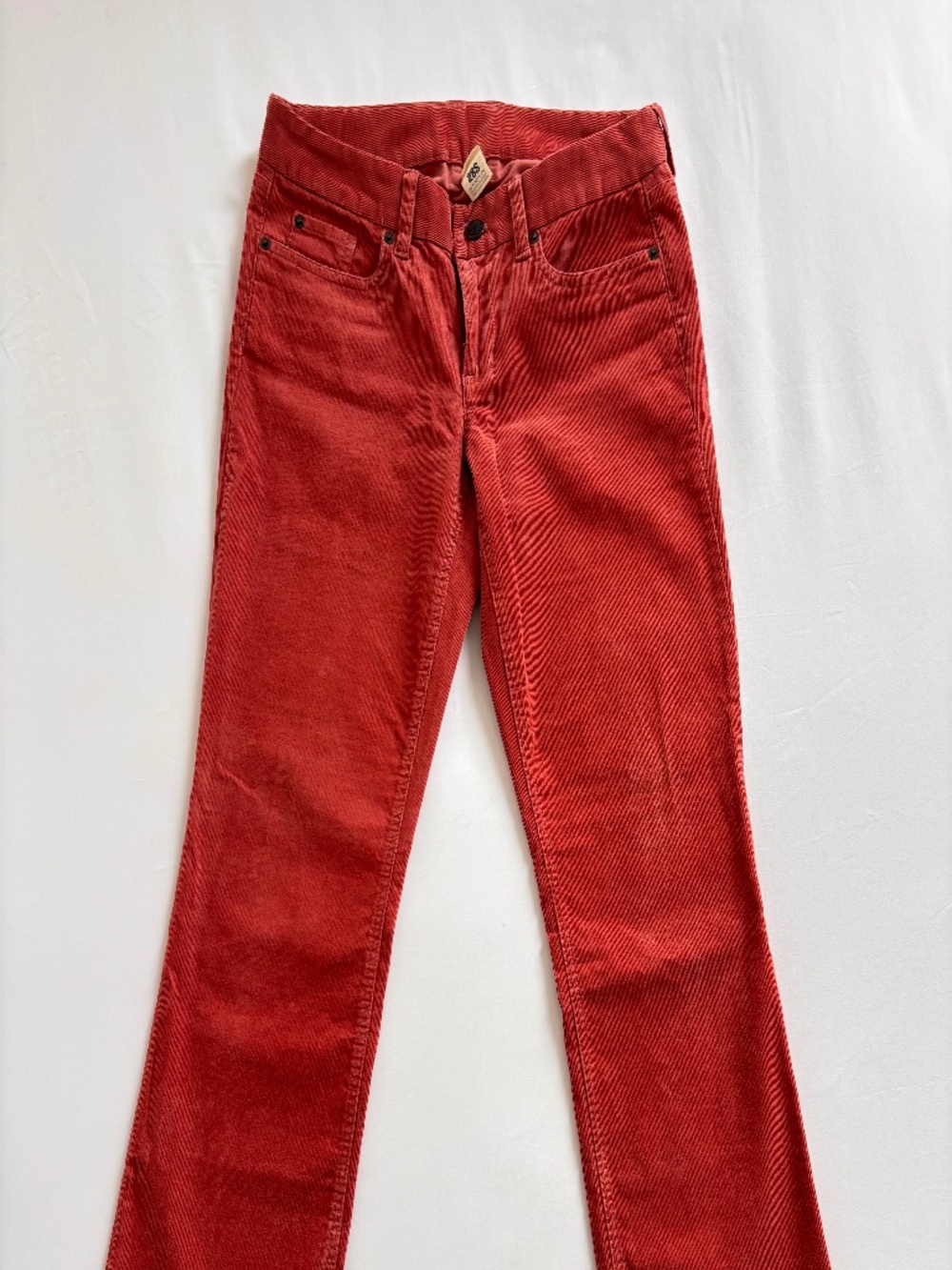 J.Crew Favorite Fit Corduroy Pants | Size 28 Short | Red Brick | Wide Wale